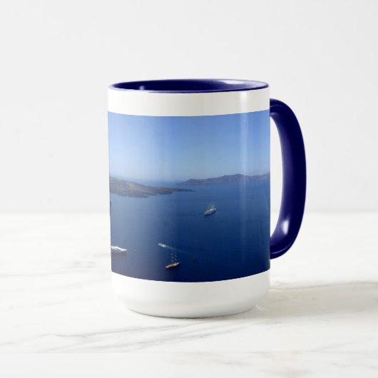 Mok Santorini Panorama (Voorkant rechts)