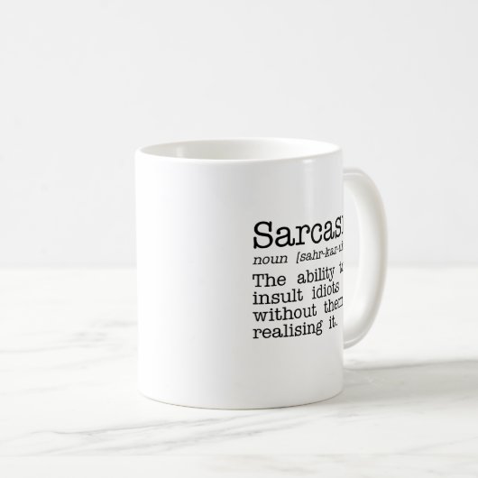 Mok Sarcasm Coffee (Voorkant rechts)