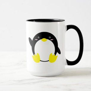 Mok schattige pinguïn