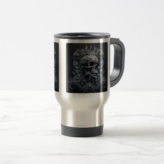 Mok schedel, 15 oz (Voorkant rechts)