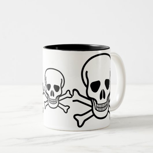 Mok schedel en botten (Voorkant rechts)