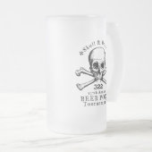 Mok schedel en Botten beren (Voorkant rechts)