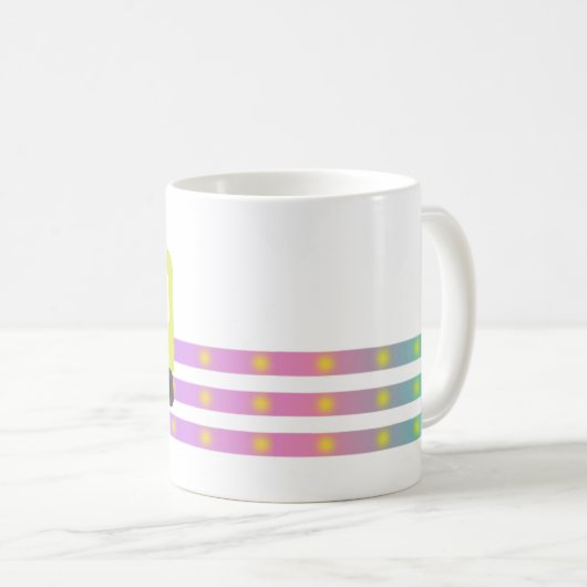 Mok schoolbusbestuurder Gele bus Lights Coffee (Voorkant rechts)