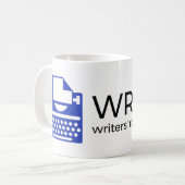 Mok Schrijfzaal van Boston logo (Voorkant links)