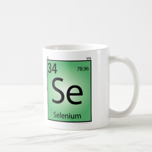 Mok selenium (Se)-element (Rechts)