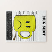 Mok Shot Coffee Mok Cup Cartoon Legpuzzel (Horizontaal)