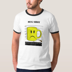 Mok Shot Coffee Mok Cup Cartoon T-shirt