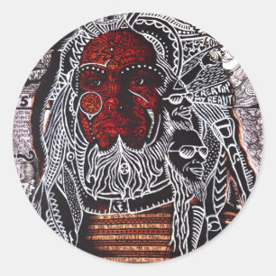 Mok shot ronde sticker