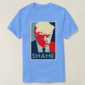 mok shot Shame Obama HOPE stijl T-shirt (Design voorkant)