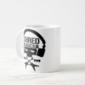 Mok Shred Shack "Bullet Club Parody" Logo (Voorkant links)