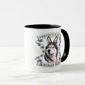 Mok Siberian Husky (Voorkant rechts)