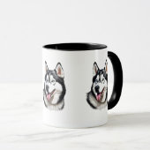 Mok Siberian Husky (Voorkant rechts)
