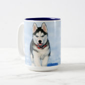 Mok Siberian Husky Coffee (Voorkant links)