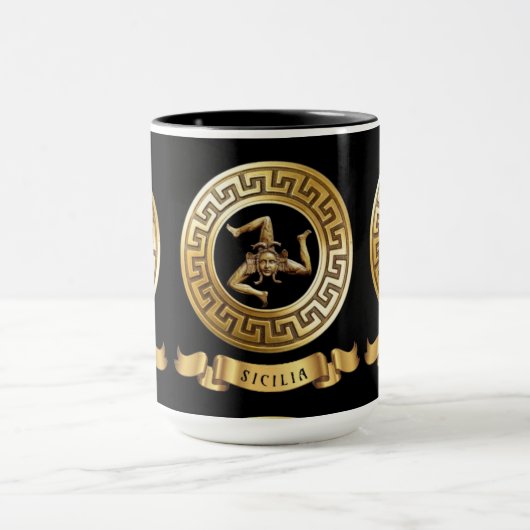 Mok Sicilia (met symbool Trinacria) (Midden)