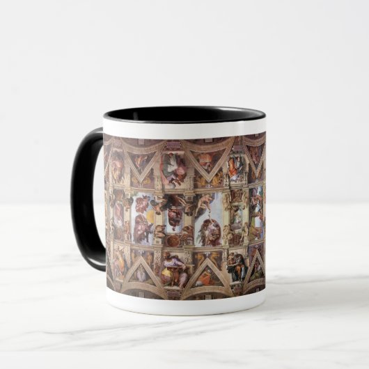 mok, Sistine Chapel, fresco Mok (Voorkant links)