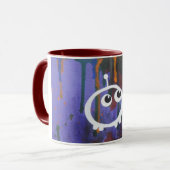 mok "Slaap" ruimtegraffiti (Voorkant links)