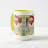 Mok | Slechte kerstkerst van de Kerstman in Pommer (Voorkant links)