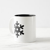 mok "Snowflake" Pictogram (Voorkant links)