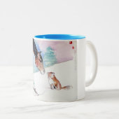 mok "Snowy Meeting" (Voorkant rechts)