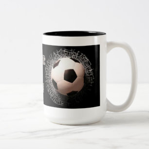 Mok Soccer Fan Voetbal Pattern Coffee