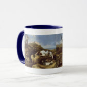 Mok: Spanjaarden Stalken Konijnen in de Duinen Mok (Voorkant links)