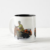 Mok  Speelgoed-motorfiets (Voorkant links)