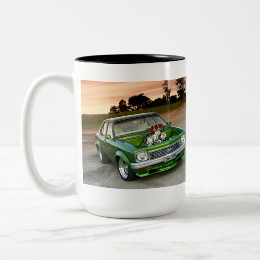 Mok spiermachine Koffievrije (Links)