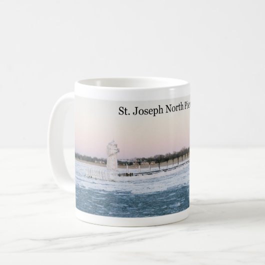 Mok St. Joseph North Pier Lights (Voorkant links)