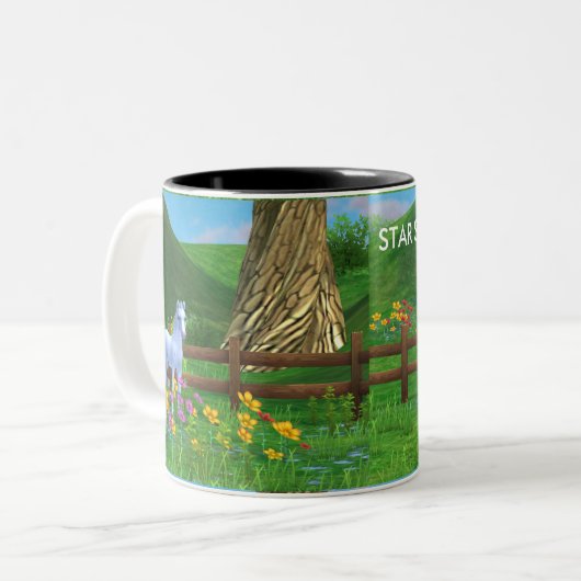 Mok Star Stable Addict Coffee (Voorkant links)