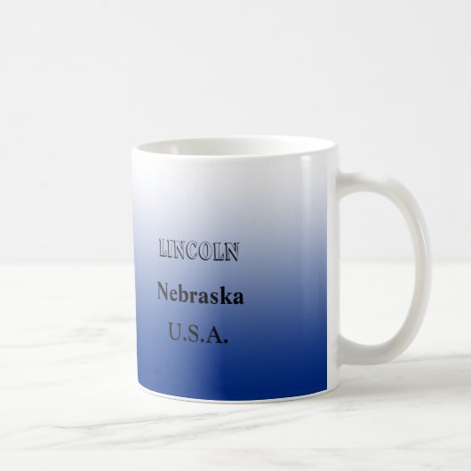 Mok - State Map Nebraska met City (Rechts)