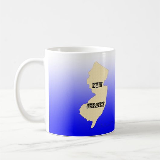 Mok - State Map New Jersey met City (Links)