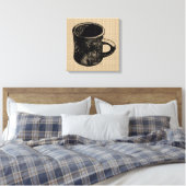 Mok stempel op Canvas (Insitu (Slaapkamer))