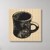 Mok stempel op Canvas (Voorkant)