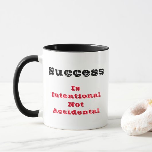 mok "Succes" (Met donut)