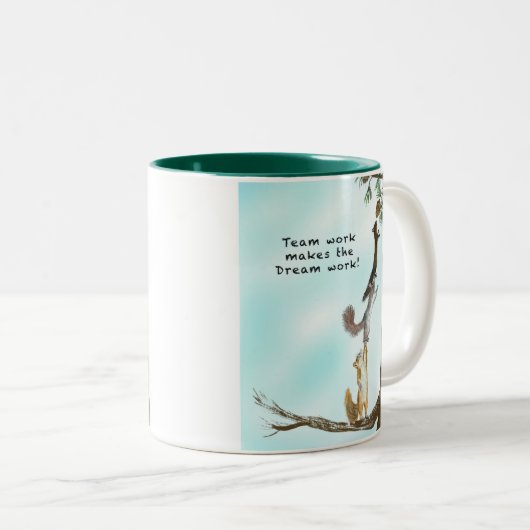 Mok teamwerk (Voorkant rechts)