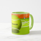Mok Tennis Design Coffee (Voorkant rechts)