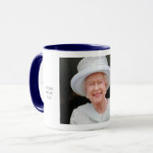 Mok ter herdenking van koningin Elizabeth Diamond (Voorkant links)