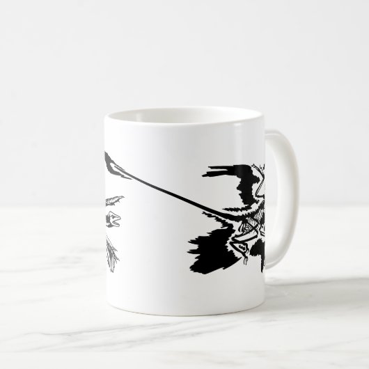 mok "Tetrapteryx" en "Microraptor Coffee" (Voorkant rechts)