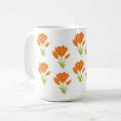 mok theepot bloemen (Voorkant links)