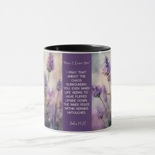 Mok Tranquil Lavendel Velden  Mok (Midden)