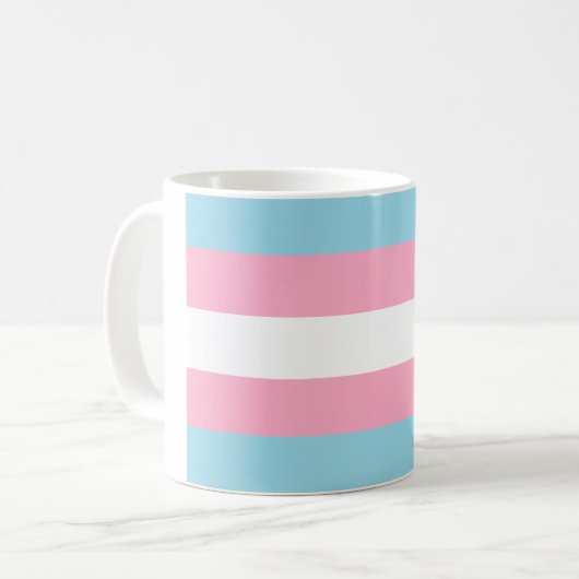mok "Transgender Flag" (Voorkant links)