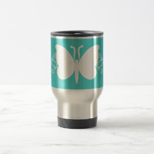 Mok Turquoise Butterfly Swirls