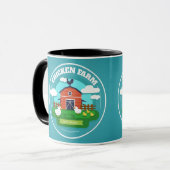 Mok-Two Tone Chicken Boerderij Mok (Voorkant links)