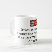 Mok - Union Jack Flag met vaderlandsliefde 8 (Voorkant links)