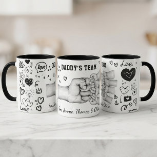 Mok Vader Vaderdag Cadeau Aangepaste Naam Baby