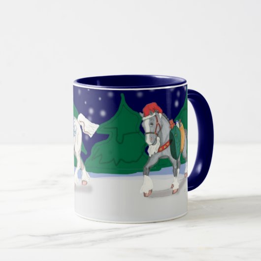 Mok vakantieontwerppaarden (Voorkant rechts)