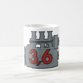 mok van 3,6-motorkoffie