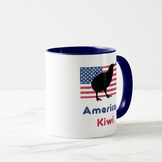 Mok van American Kiwi Coffee (Voorkant rechts)