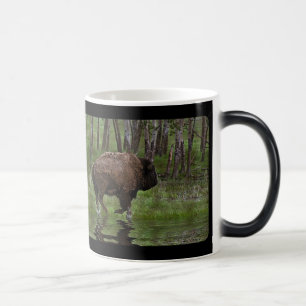 Mok van American Plains Buffalo Bison Artwork Coff