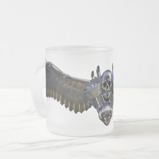 Mok van Anarchy Frosted Glass (Voorkant links)